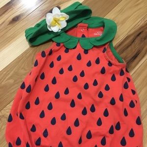 Cat & Jack Baby Summer One-piece w/ headband